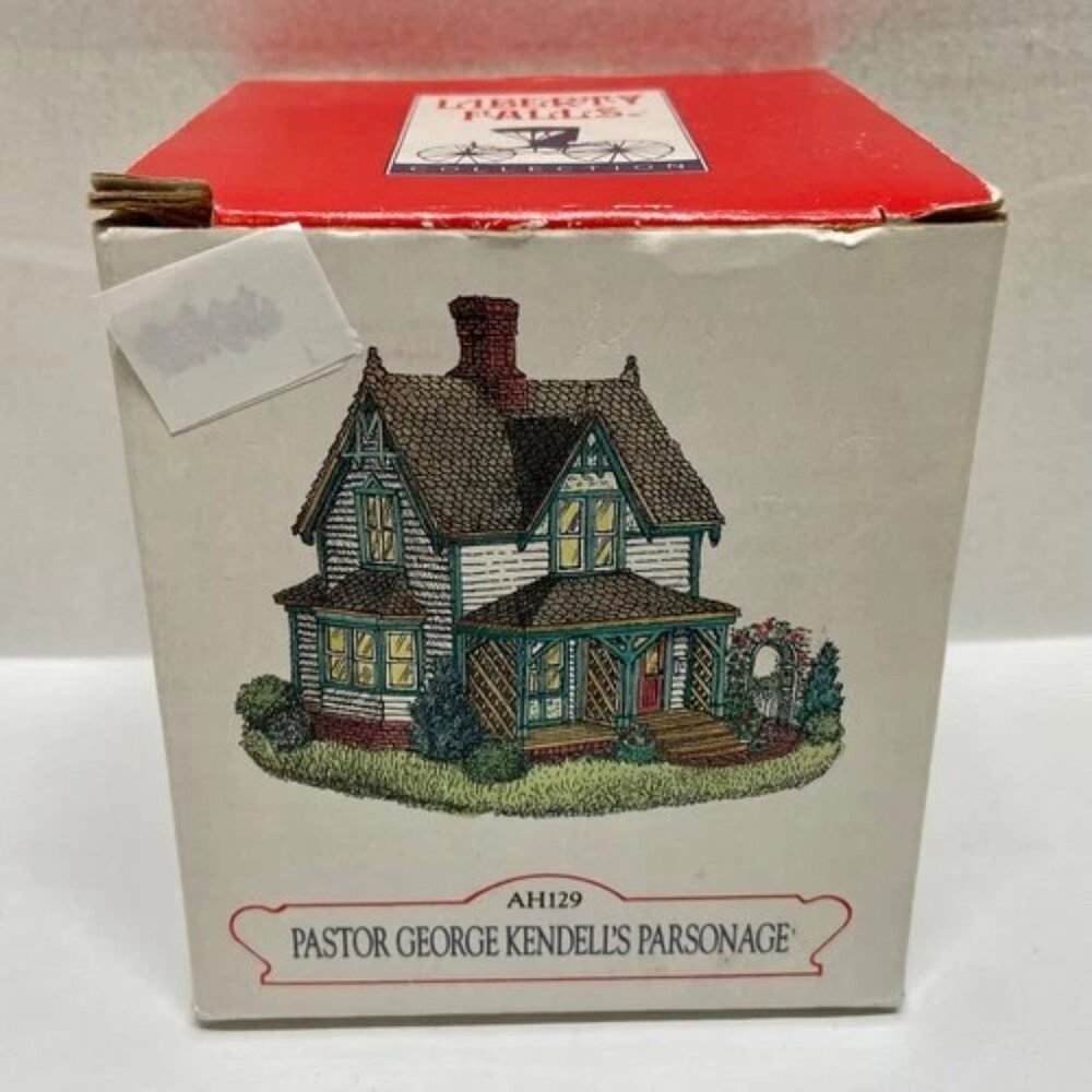Vtg Liberty Falls Americana Collection AH129 Pastor George Kendells Parsonage 97